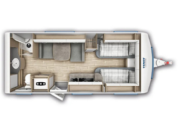 Nov Počitniška prikolica Fendt Bianco Activ 515 SGD Safety- + Shower- Dekopaket: slika 2