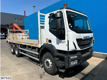 Tovornjak s kesonom, Tovornjak z dvigalom Iveco Trakker 410 6X4, EURO 6, Retarder, Palfinger: slika 3