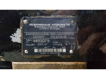 Hidravlika Brueninghaus Hydromatik A4VG125DA2D8/32R-R902024201-Drive pump/Fahrpumpe: slika 3