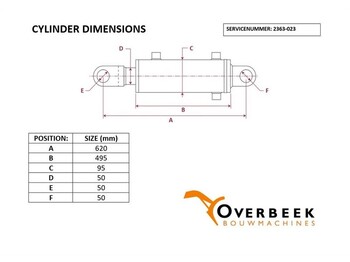 JCB 426E AGRI HT - Steering cylinder/Lenkzylinder lizing JCB 426E AGRI HT - Steering cylinder/Lenkzylinder: slika 4