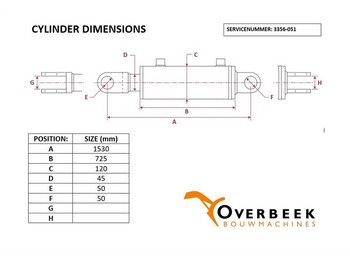 Hidravlika - Tilt cylinder/Kippzylinder/Nijgcilinder: slika 4 Hidravlika - Tilt cylinder/Kippzylinder/Nijgcilinder: slika 4