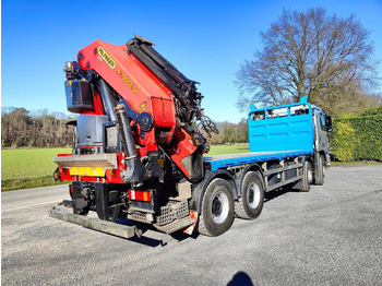 Tovornjak s kesonom, Tovornjak z dvigalom Mercedes-Benz Actros 4151 V8 8x4 Palfinger PK78002 + Flyjib PJ170: slika 3