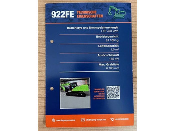 Nov Bager goseničar LIUGONG 922 FE vollelektrisch, 24.100 kg: slika 4