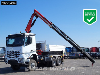 Mercedes-Benz Arocs 3348 6X6 Fassi F255A.2.24 xe-dynamic Kran Dreiseitenkipper Navi Euro 6 lizing Mercedes-Benz Arocs 3348 6X6 Fassi F255A.2.24 xe-dynamic Kran Dreiseitenkipper Navi Euro 6: slika 1