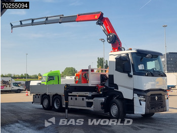 Nov Tovornjak s kesonom, Tovornjak z dvigalom Renault T 440 6X2 2024 NL reg. possible Palfinger PK24.001 SLD Crane Lift+Lenkasche Euro 6: slika 2