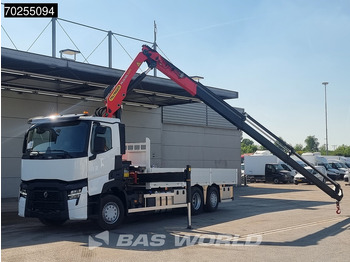 Nov Tovornjak s kesonom, Tovornjak z dvigalom Renault T 440 6X2 2024 NL reg. possible Palfinger PK24.001 SLD Crane Lift+Lenkasche Euro 6: slika 3