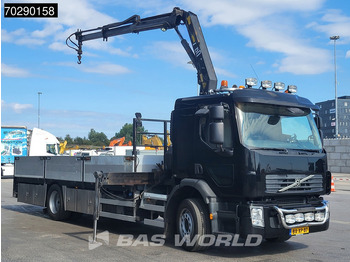 Tovornjak s kesonom, Tovornjak z dvigalom Volvo FE 240 4X2 HMF 760 K2 Kran Crane Remote control Manual Euro 5: slika 3