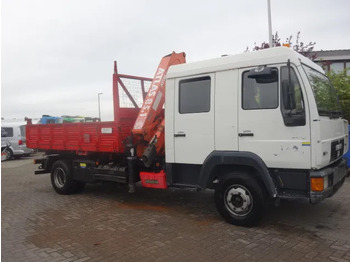 Tovornjak prekucnik, Tovornjak z dvigalom MAN 12.224 DC,8,5 TON ATLAS KRAAN,KIPPER,MANUAL POMP: slika 3