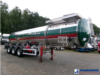 Polprikolica cisterna Clayton Chemical tank inox 18 m3 / 1 comp: slika 2