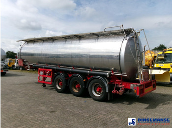 Polprikolica cisterna Crane Fruehauf Chemical ACID tank inox 30 m3 / 1 comp: slika 4