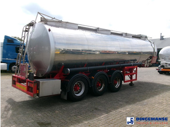 Polprikolica cisterna Crane Fruehauf Chemical ACID tank inox 30 m3 / 1 comp: slika 3