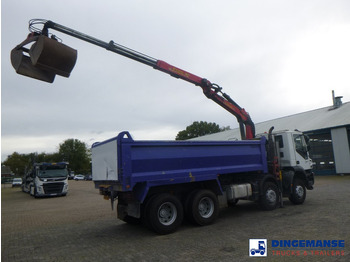 Tovornjak z dvigalom Iveco AD340T36 8x4 RHD tipper + Palfinger E120 plus + grapple: slika 4