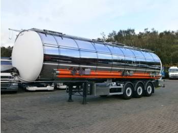 Polprikolica cisterna za transport kemikalij LAG ADR Inox 47m3/ 3comp. Webasto: slika 1