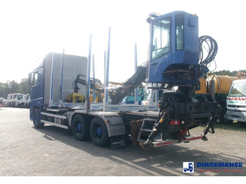 Tovornjak za prevoz lesa, Tovornjak z dvigalom Mercedes-Benz Actros 2663 6x4 Euro 6 loglift F96 crane timber truck: slika 3 Tovornjak za prevoz lesa, Tovornjak z dvigalom Mercedes-Benz Actros 2663 6x4 Euro 6 loglift F96 crane timber truck: slika 3