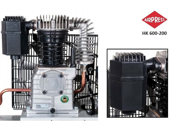 Oprema za delavnice Airpress HK 600-200 Pro air compressor - 10 bar -  4 pk - 3 kW -  539 L/min. -  200L tank: slika 4