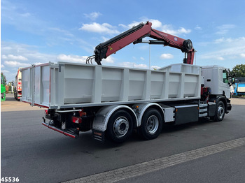 Tovornjak prekucnik, Tovornjak z dvigalom Scania P 340 Euro 6 CNG HMF 25 Tonmeter laadkraan Just 72.852 km!: slika 5