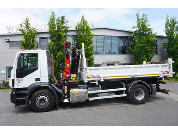 Tovornjak z dvigalom IVECO STRALIS 330 E6 / FASSI 195A 8.5 T / 3-side tipper: slika 3