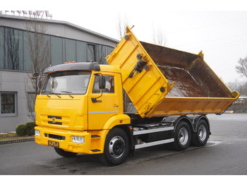 Tovornjak prekucnik, Tovornjak z dvigalom KAMAZ T2530 E5 6×4 / 3-sided tipper: slika 2