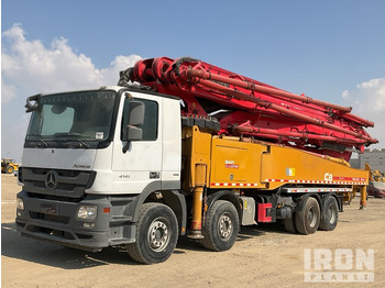 Mulčer 2019 Mercedes-Benz Actros 4141 2019 Sany SYM5443THB 56 m on 8x ... Concrete Pump Truck: slika 2