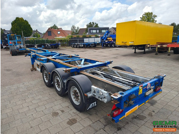 Kontejnerska polprikolica/ Polprikolica z zamenljivim tovoriščem Van Hool 3B0079 3-Assen SAF - Schijfremmen - Alle aansluitingen / Universeel chassis - 10 Stuks op Voorraad: slika 5