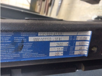 Priključek za Oprema za rokovanje z materiali Cascade  Sideshift 1400 mm: slika 2