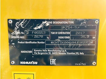 Mini nakladalec Komatsu SK714-5 (4065): slika 3