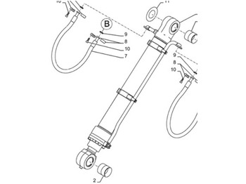 Hidravlični cilinder CASE