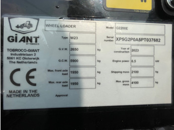 Kolesni nakladalec Giant G 2200 E: slika 3