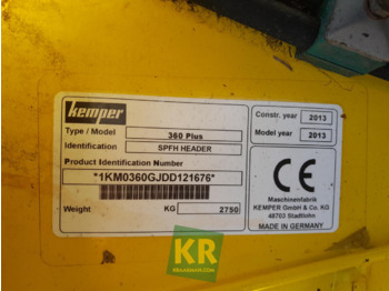 Kombajn za koruzo KEMPER