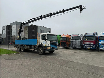 Tovornjak s kesonom, Tovornjak z dvigalom Scania P124-360 6X4 EURO 2 HIAB 200 C-5 ALL 2000: slika 2