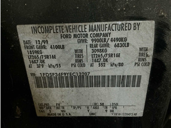 Dostavno vozilo 1999 FORD F-350 COMMERCIAL VEHICLE: slika 3 Dostavno vozilo 1999 FORD F-350 COMMERCIAL VEHICLE: slika 3