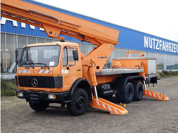 Dvižna ploščad montirana na tovornjak Mercedes-Benz 2222 6x4, Ruthmann, 28m³, 3. Sitz, Blattfederung: slika 2