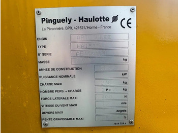 Zglobna dvižna ploščad Haulotte HA15IP 15 meter werkhoogte Knikarm Elektra Hoogwerker as New ! Accu 2020: slika 4