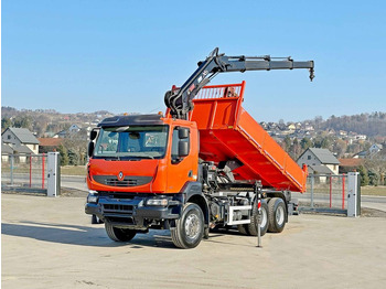 Tovornjak z dvigalom, Tovornjak prekucnik Renault KERAX 430* HIAB 144 E-3 HIDUO + FUNK / 6x4: slika 2