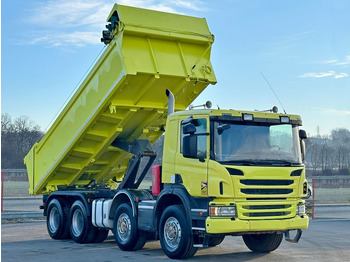 Tovornjak prekucnik, Tovornjak z dvigalom Scania P 400 Kipper 5,90 m + BORDMATIC * 8x4 * TOP !: slika 4