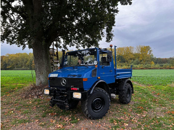 Vrtni orač Mercedes-Benz Unimog 427 Platós hókotrócs: slika 3