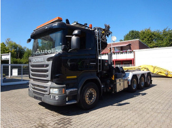 Scania R490 - Hook lift truck + crane 8x4 lizing Scania R490 - Hook lift truck + crane 8x4: slika 1 Scania R490 - Hook lift truck + crane 8x4 lizing Scania R490 - Hook lift truck + crane 8x4: slika 1