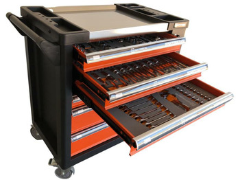 Oprema za delavnice Unused Hüttenberg Tool Trolley, 6 Drawers with Tools: slika 4