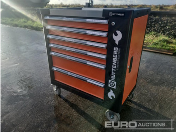 Oprema za delavnice Unused Hüttenberg Tool Trolley, 6 Drawers with Tools: slika 2