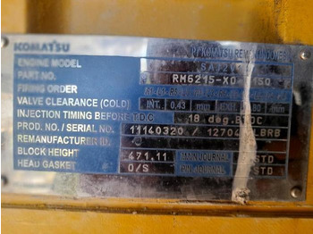 Motor Komatsu SA12V140 - WA800 - HD785 - HD985 - D475 engine -: slika 4
