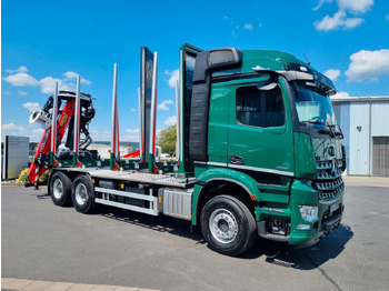 Tovornjak za prevoz lesa, Tovornjak z dvigalom Mercedes-Benz Arocs 2651L 6x4 Palfinger-EPSILON Y Crane M12Z91: slika 4