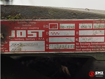 Spojni element za priklopnik za Tovornjak jost Occ koppelschotel met montageplaat JSK40 JOST: slika 5