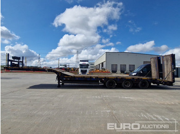 Nizko noseča polprikolica 2016 Montracon Tri Axle Step Frame Low Loader Trailer, Winch, Neck Ramps, Out Riggers, Hydraulic Flip Toe Ramps: slika 2