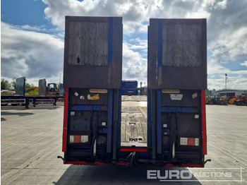 Nizko noseča polprikolica 2016 Montracon Tri Axle Step Frame Low Loader Trailer, Winch, Neck Ramps, Out Riggers, Hydraulic Flip Toe Ramps: slika 4