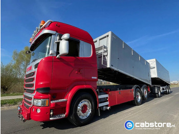 Tovornjak cisterna Scania LB6X2*4HNB Euro 6 - Year 2016 - RETARDER - ALUMINIUM kipper + FLOOR  kipper aanhangwagen - Good Condition !!: slika 2