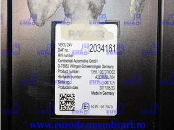 ECU za Tovornjak CALCULATOR VECU DAF XF106 2034161, 2153835, 2176060: slika 4