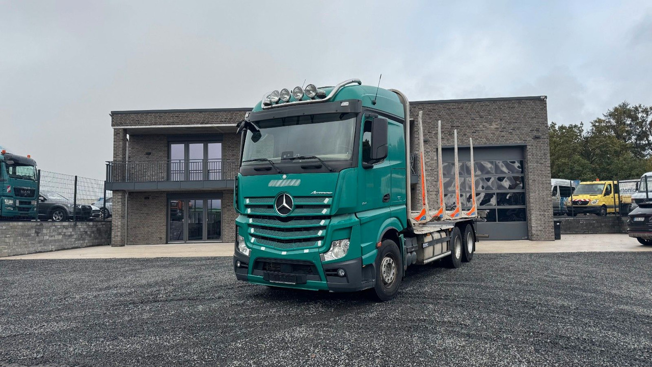 Mercedes-Benz Actros 2645 Holztransporter ohne Kran - Tovornjak za prevoz lesa: slika 1 Mercedes-Benz Actros 2645 Holztransporter ohne Kran - Tovornjak za prevoz lesa: slika 1
