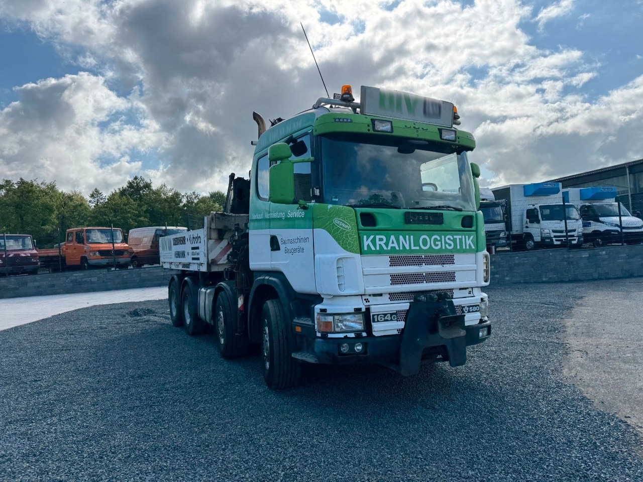 Scania 164G 580 V8 Kran Hiab 280 Retarder Sattelplatte Scania 164G 580 V8 Kran Hiab 280 Retarder Sattelplatte - Tovornjak s kesonom, Tovornjak z dvigalom: slika 3 Scania 164G 580 V8 Kran Hiab 280 Retarder Sattelplatte Scania 164G 580 V8 Kran Hiab 280 Retarder Sattelplatte - Tovornjak s kesonom, Tovornjak z dvigalom: slika 3