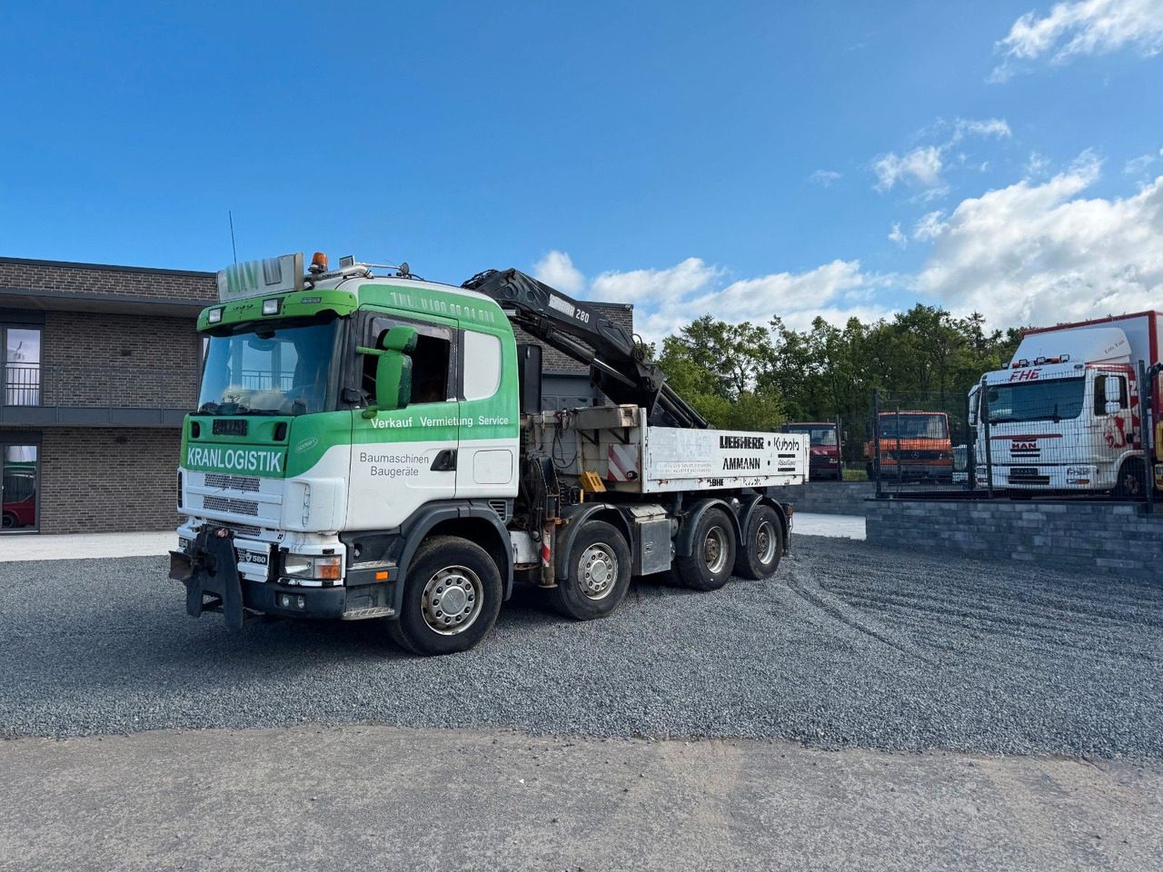 Scania 164G 580 V8 Kran Hiab 280 Retarder Sattelplatte Scania 164G 580 V8 Kran Hiab 280 Retarder Sattelplatte - Tovornjak s kesonom, Tovornjak z dvigalom: slika 2 Scania 164G 580 V8 Kran Hiab 280 Retarder Sattelplatte Scania 164G 580 V8 Kran Hiab 280 Retarder Sattelplatte - Tovornjak s kesonom, Tovornjak z dvigalom: slika 2