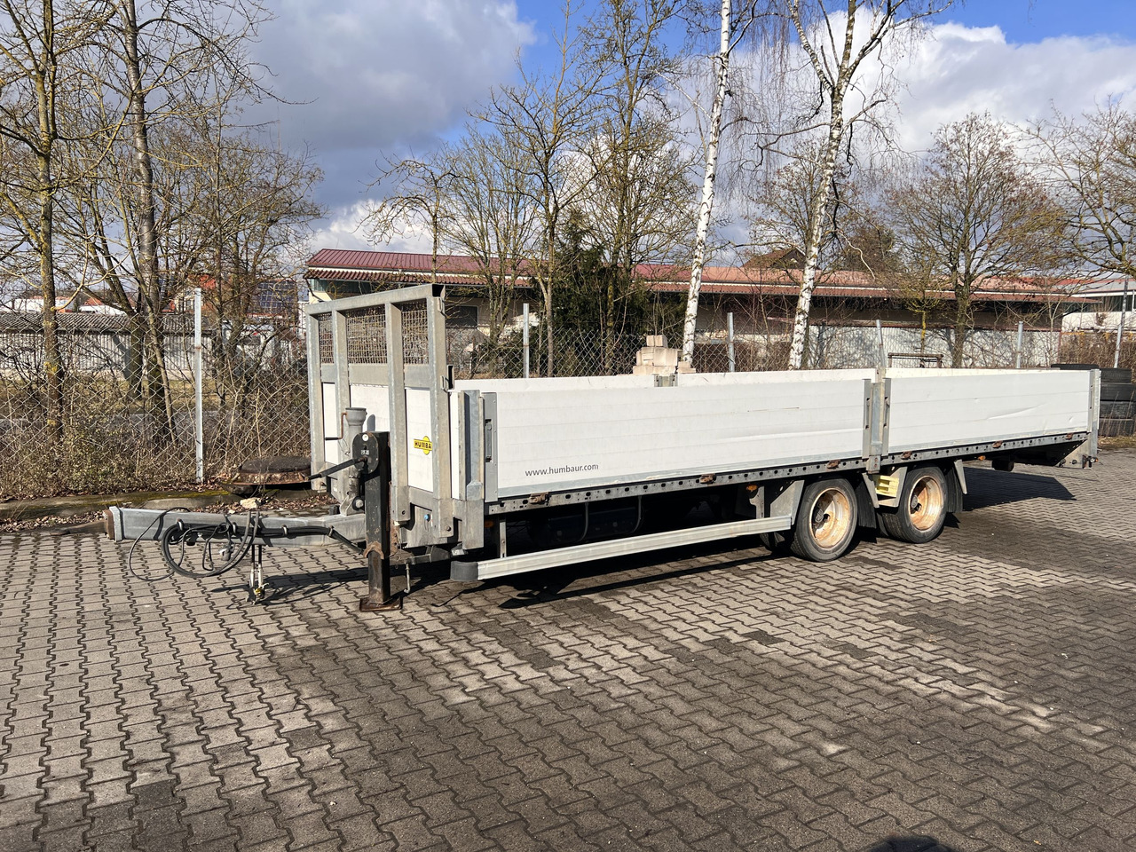 Humbaur HBTZ 137224 14,4 t Tandem- Pritschenanhänger- Tieflader - Nizko noseča prikolica: slika 2 Humbaur HBTZ 137224 14,4 t Tandem- Pritschenanhänger- Tieflader - Nizko noseča prikolica: slika 2